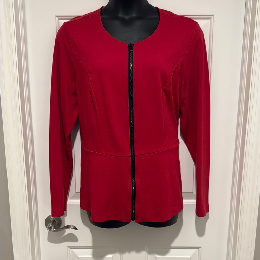 Torrid Red Zip-Up Jacket | 3